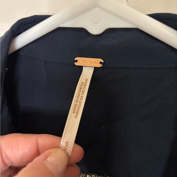 Womens size small free people brand button up shirt, #A992 - Picture 4 of 5